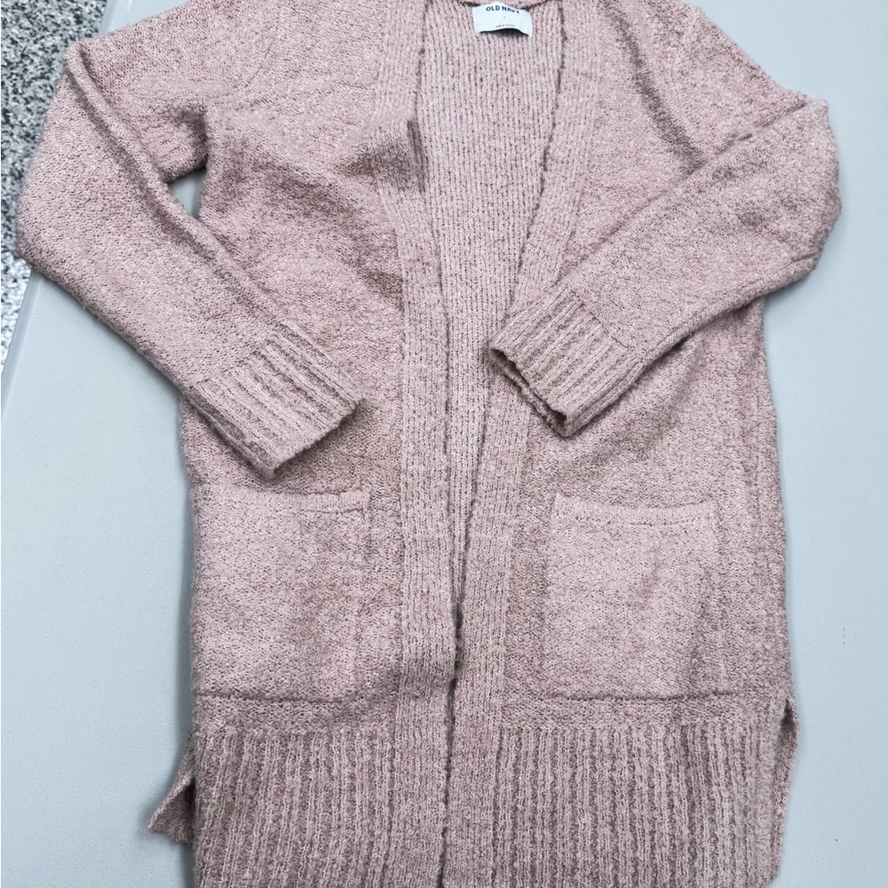 Old Navy Soft Blush Pink Cardigan Layering Sweater